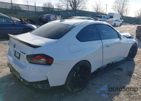 2024 BMW M240 I xDrive z USA, uszkodzony, nr VIN 3MW53CM02R8E02711